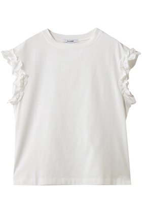 【スローン/SLOANE】のコットン フリルフレンチスリーブ 人気、トレンドファッション・服の通販 founy(ファニー) ファッション Fashion レディースファッション Fashion for Women トップス・カットソー Cut & Sew Tops シャツ・ブラウス・オフィスカジュアル Elegant Blouses & Button-Ups ロングTシャツ・Tシャツ Longline T-Shirts & Tees カットソー・ベーシックTシャツ Cut-and-Sewn Tops / Stretch Tees & Basics ギャザー Gathered, Ruffled ショート Short, Short Length スリーブ Sleeve, Long Sleeve / Short Sleeve フェミニン Feminine, Girly フリル Frill, Ruffle 抗菌 Antibacterial, Bacteria-Resistant 新作・新入荷 New Arrivals / New In |ID:prp329100004919480