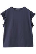 【スローン/SLOANE】のコットン フリルフレンチスリーブ 人気、トレンドファッション・服の通販 founy(ファニー) ファッション Fashion レディースファッション Fashion for Women トップス・カットソー Cut & Sew Tops シャツ・ブラウス・オフィスカジュアル Elegant Blouses & Button-Ups ロングTシャツ・Tシャツ Longline T-Shirts & Tees カットソー・ベーシックTシャツ Cut-and-Sewn Tops / Stretch Tees & Basics ギャザー Gathered, Ruffled ショート Short, Short Length スリーブ Sleeve, Long Sleeve / Short Sleeve フェミニン Feminine, Girly フリル Frill, Ruffle 抗菌 Antibacterial, Bacteria-Resistant 新作・新入荷 New Arrivals / New In thumbnail ネイビー|ID: prp329100004919480 ipo3291000000036905844