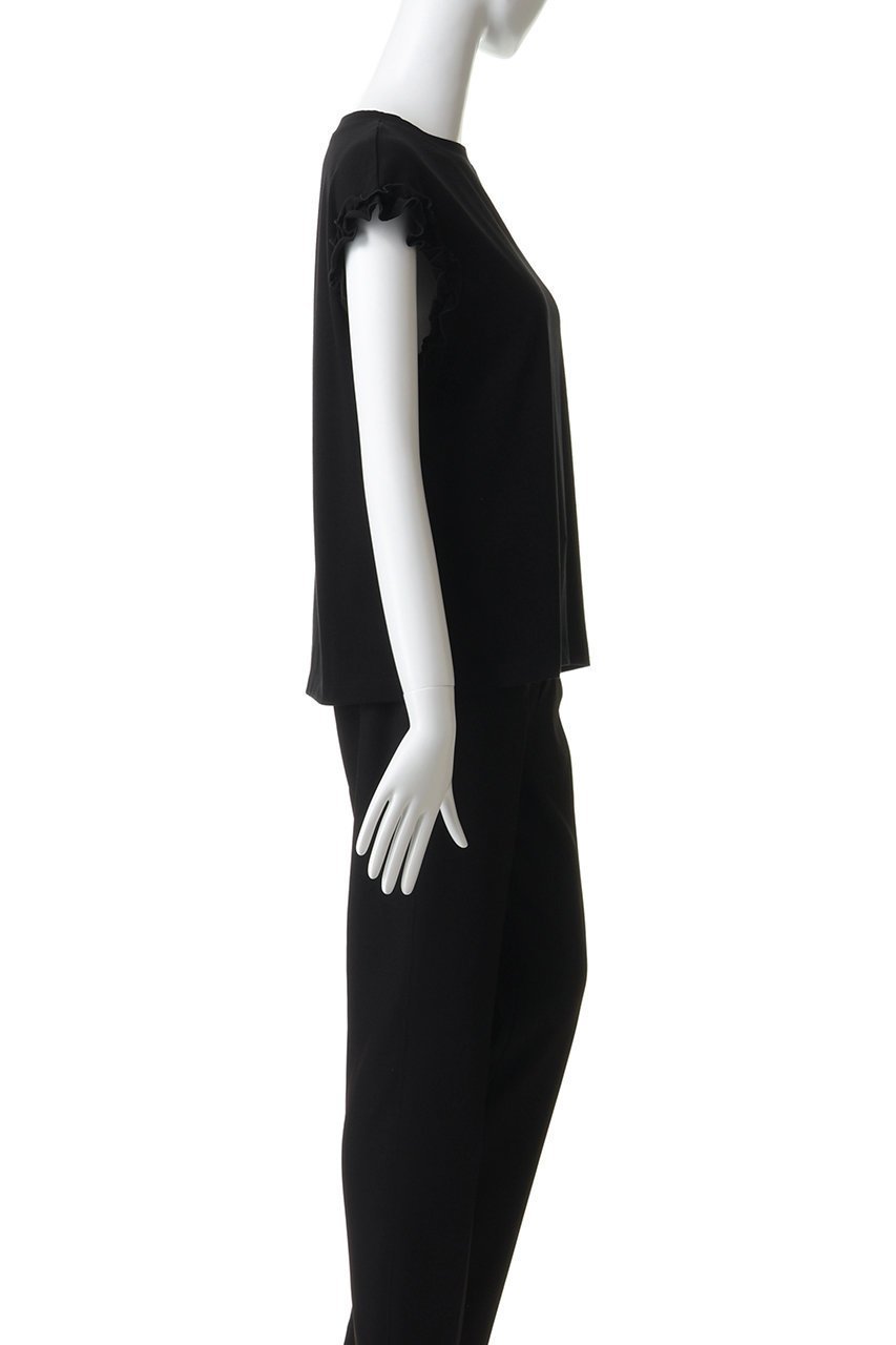 【スローン/SLOANE】のコットン フリルフレンチスリーブ 人気、トレンドファッション・服の通販 founy(ファニー) 　ファッション　Fashion　レディースファッション　Fashion for Women　トップス・カットソー　Cut & Sew Tops　シャツ・ブラウス・オフィスカジュアル　Elegant Blouses & Button-Ups　ロングTシャツ・Tシャツ　Longline T-Shirts & Tees　カットソー・ベーシックTシャツ　Cut-and-Sewn Tops / Stretch Tees & Basics　ギャザー　Gathered, Ruffled　ショート　Short, Short Length　スリーブ　Sleeve, Long Sleeve / Short Sleeve　フェミニン　Feminine, Girly　フリル　Frill, Ruffle　抗菌　Antibacterial, Bacteria-Resistant　新作・新入荷　New Arrivals / New In　other-3|ID: prp329100004919480 ipo3291000000036905847