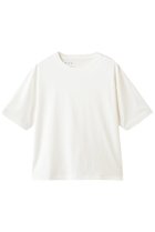 【スリー ドッツ/three dots】のスビン28ジャージー クルーネックTシャツ スノーホワイト|ID: prp329100004919486 ipo3291000000036905897
