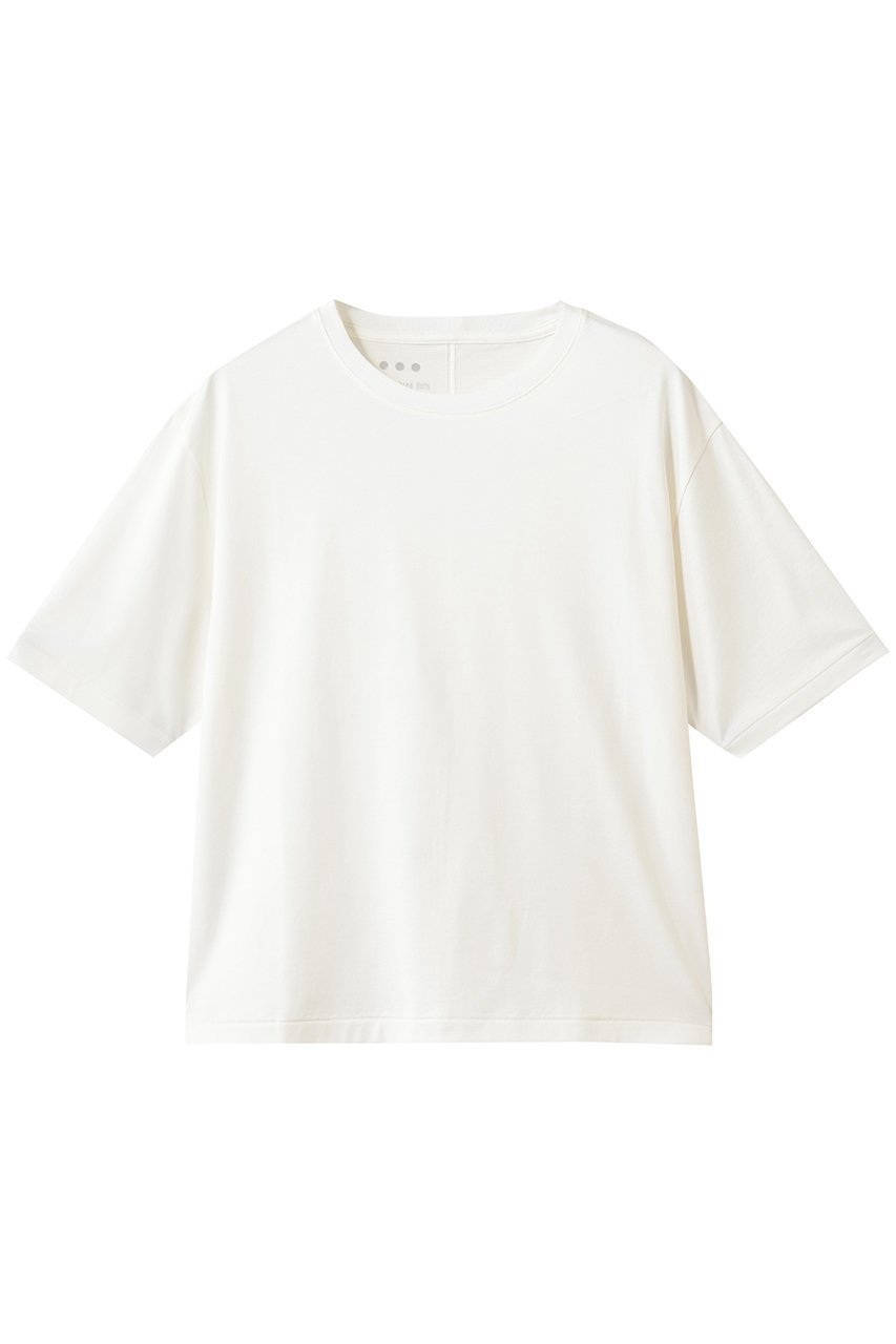 【スリー ドッツ/three dots】のスビン28ジャージー クルーネックTシャツ インテリア・キッズ・メンズ・レディースファッション・服の通販 founy(ファニー) 　ファッション　Fashion　レディースファッション　Fashion for Women　トップス・カットソー　Cut & Sew Tops　シャツ・ブラウス・オフィスカジュアル　Elegant Blouses & Button-Ups　ロングTシャツ・Tシャツ　Longline T-Shirts & Tees　カットソー・ベーシックTシャツ　Cut-and-Sewn Tops / Stretch Tees & Basics　ショート　Short, Short Length　シンプル　Simple, Minimal　ストレッチ　Stretch, Stretchy Fabric　スラックス　Slacks, Dress Pants　スリーブ　Sleeve, Long Sleeve / Short Sleeve　ダウン　Down, Puffer　デニム　Denim, Jeans Material　新作・新入荷　New Arrivals / New In　スノーホワイト|ID: prp329100004919486 ipo3291000000036905897