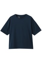 【スリー ドッツ/three dots】のスビン28ジャージー クルーネックTシャツ ミッドナイトブルー|ID: prp329100004919486 ipo3291000000036905899