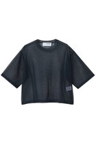 【スリー ドッツ/three dots】のアロア シアーTシャツ ネイビー|ID: prp329100004919488 ipo3291000000036905915