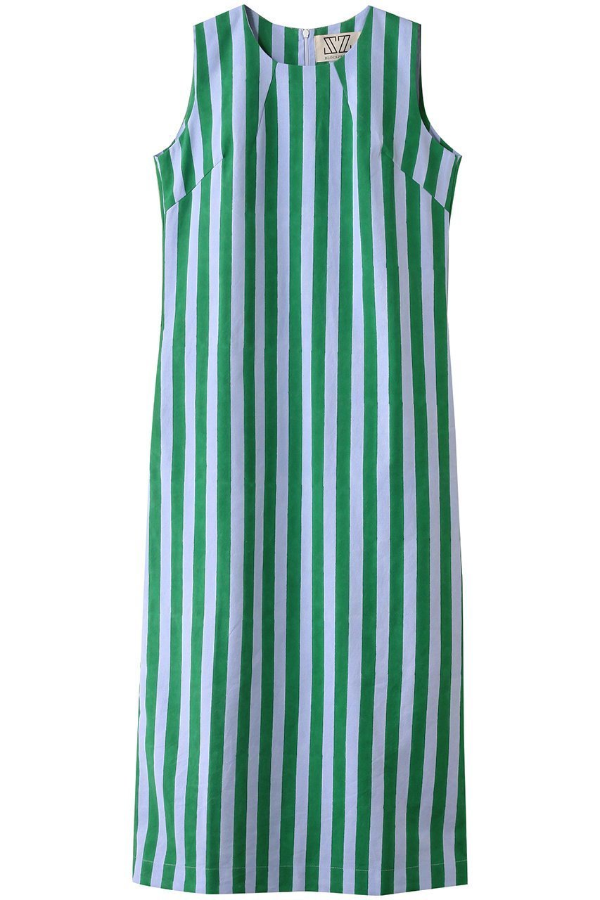 【エスゼット ブロックプリント/SZ Blockprints】の【日本限定】RINA DRESS THICK STRIPE ノースリーブワンピース インテリア・キッズ・メンズ・レディースファッション・服の通販 founy(ファニー) 　ファッション　Fashion　レディースファッション　Fashion for Women　ワンピース　Dresses　フォーマル・パーティードレス・結婚式用ドレス　Elegant & Casual Dresses　チュニック　Tunic Tops & Dresses　オケージョン　Occasion Wear　シューズ　Shoes, Footwear　スタイリッシュ　Stylish, Fashionable　ストライプ　Stripe, Striped Pattern　ストレート　Straight, Straight Cut　チュニック　Tunic, Long Top　ノースリーブ　Sleeveless, No-Sleeve　夏　Summer　ブルー|ID: prp329100004919505 ipo3291000000036906257