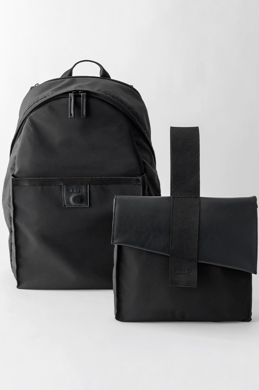 【マールマール/MARLMARL】の【UNISEX】【MATO by MARLMARL】JOEY BACK PACK 1 BLACK 人気、トレンドファッション・服の通販 founy(ファニー) 　ファッション　Fashion　レディースファッション　Fashion for Women　クッション　Cushion, Throw Pillow　スマート　Smart, Elegant　ポケット　Pocket, Pocket Detail　メッシュ　Mesh, Net Fabric　ユニセックス　Unisex, Genderless　旅行　Travel　other-5|ID: prp329100004919509 ipo3291000000036906324