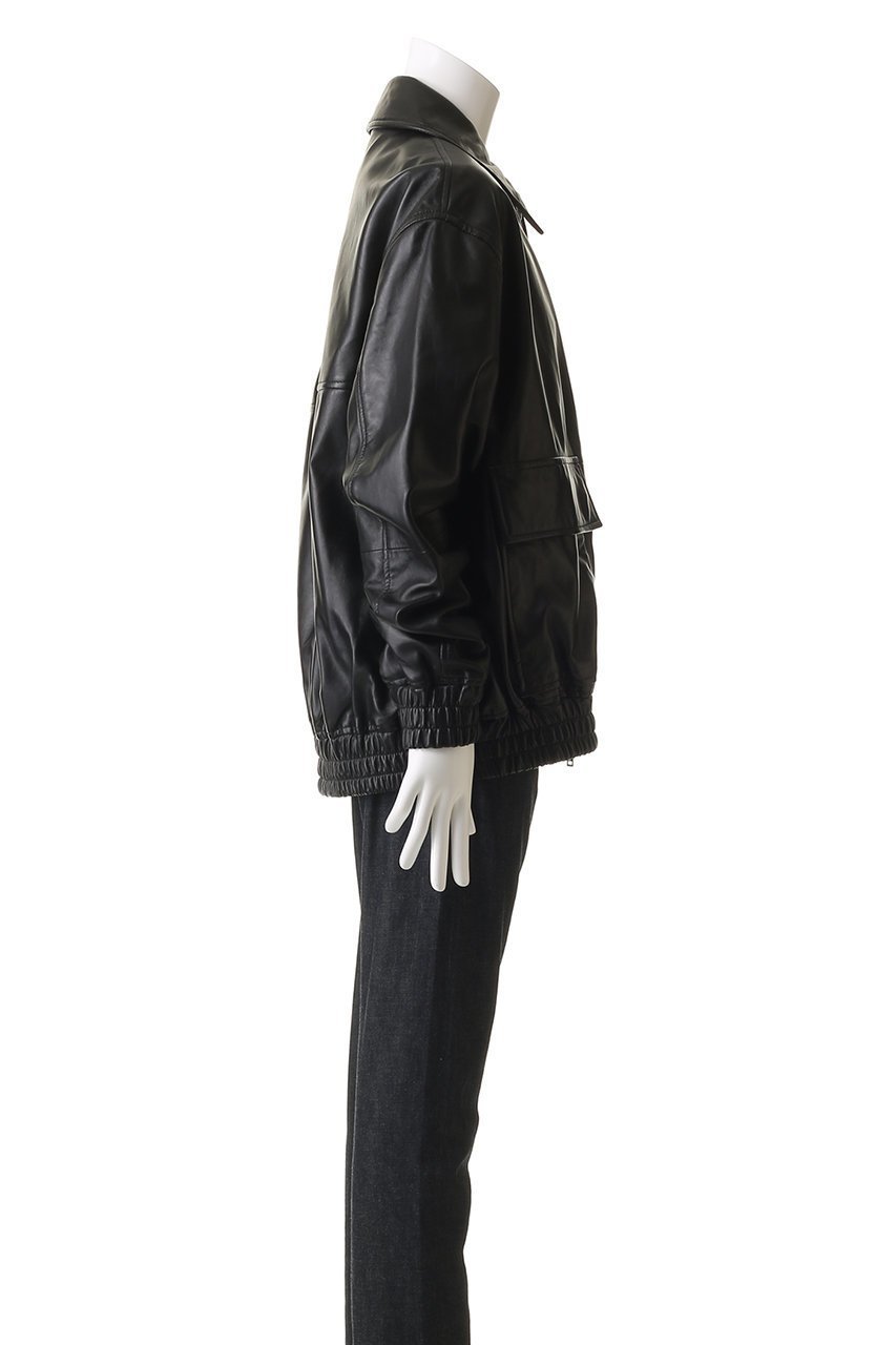 【スタジオ ニコルソン/STUDIO NICHOLSON】の【UNISEX】PISTON レザー ボンバージャケット 人気、トレンドファッション・服の通販 founy(ファニー) 　ファッション　Fashion　レディースファッション　Fashion for Women　アウター　Coat / Outerwear Collection　レディースジャケット・軽アウター　Jackets　ブルゾンジャケット・スポーティアウター　Blouson Jackets　ユニセックス　Unisex, Genderless　なめらか　Smooth, Silky Texture　ジャケット　Jacket, Outerwear　デニム　Denim, Jeans Material　ブルゾン　Blouson, Bomber Jacket　ポケット　Pocket, Pocket Detail　エレガント 上品　Elegant　other-3|ID: prp329100004919514 ipo3291000000036906429