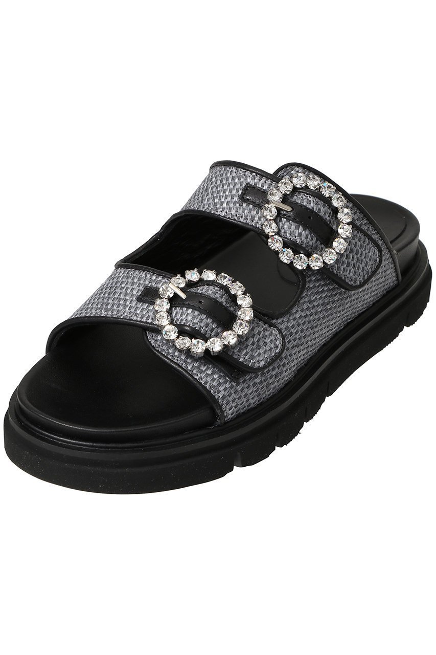 【ルカグロッシ/LucaGrossi】の厚底ラフィアベルトサンダル 人気、トレンドファッション・服の通販 founy(ファニー) 　ファッション　Fashion　レディースファッション　Fashion for Women　ベルト&ウエストマーク　Belts & Waist Accessories　サンダル　Sandals, Summer Shoes　ビジュー　Bijou, Jewel-like Accent　ラフィア　Raffia, Natural Straw　厚底　Platform Shoes　 other-1|ID: prp329100004919516 ipo3291000000036906453