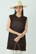 【カオス/Chaos】のリナリアニットベスト 人気、トレンドファッション・服の通販 founy(ファニー) ファッション Fashion レディースファッション Fashion for Women トップス・カットソー Cut & Sew Tops ニット Knit Tops & Sweaters ベスト&ジレ / 重ね着スタイル Vests & Gilets カジュアルプルオーバー・ニットトップス Pullovers & Knit Tops / Casual Pullovers スリット Slit, Slit Detail ベスト Vest, Waistcoat リネン Linen, Linen Fabric 吸水 Absorbent, Quick-Dry thumbnail ブラウン|ID: prp329100004919520 ipo3291000000036906539