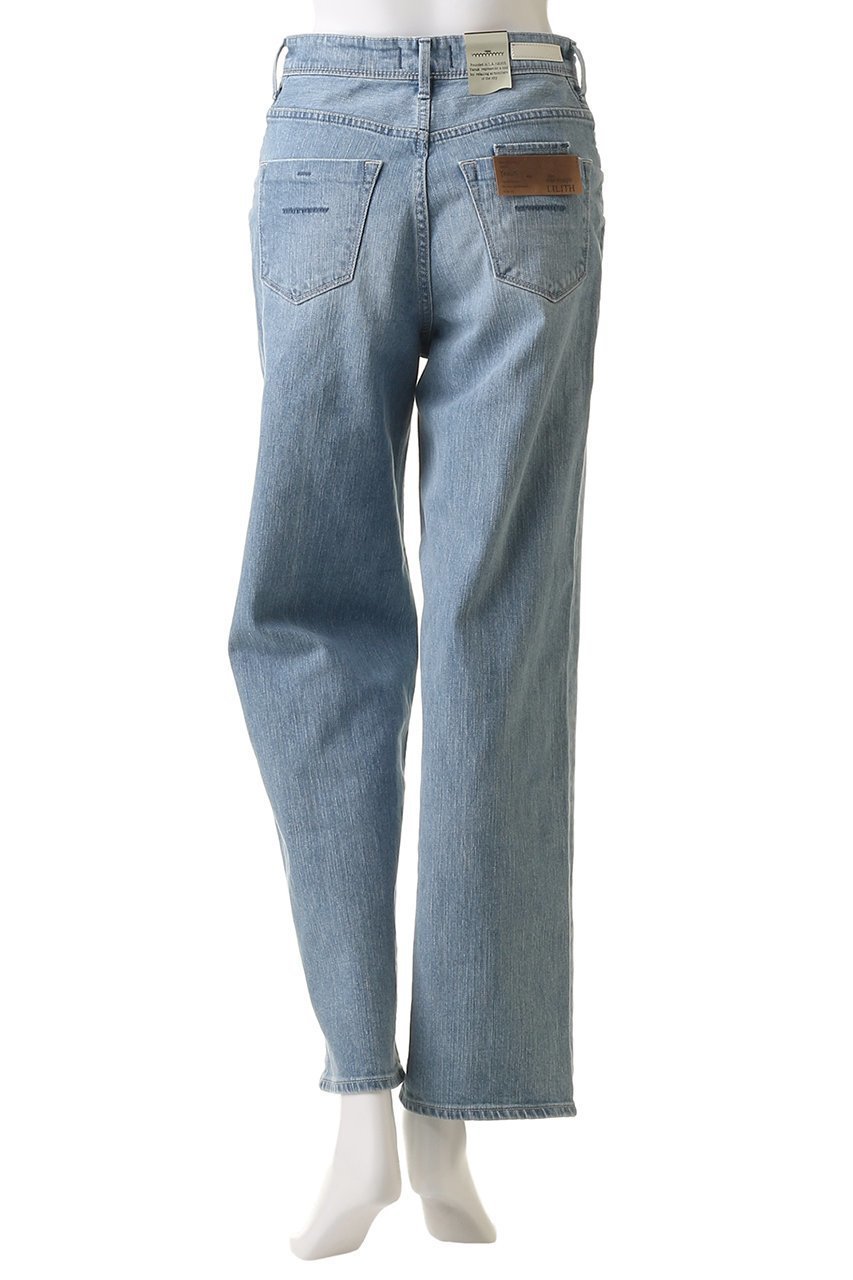 【ヤヌーク/YANUK】のワイドストレート【LILITH】 人気、トレンドファッション・服の通販 founy(ファニー) 　ファッション　Fashion　レディースファッション　Fashion for Women　パンツ　Pants & Trousers　デニムパンツ・ジーンズ・美脚デニム　Denim Jeans & Pants　ストレッチ　Stretch, Stretchy Fabric　ストレート　Straight, Straight Cut　デニム　Denim, Jeans Material　ワイド　Wide, Wide Fit　other-4|ID: prp329100004919524 ipo3291000000036906856