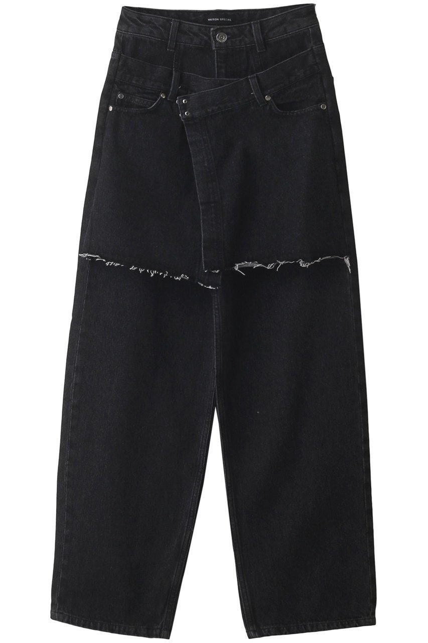 【メゾンスペシャル/MAISON SPECIAL】のマルチウェイラップデニム 人気、トレンドファッション・服の通販 founy(ファニー) 　ファッション　Fashion　レディースファッション　Fashion for Women　パンツ　Pants & Trousers　デニムパンツ・ジーンズ・美脚デニム　Denim Jeans & Pants　おすすめ　Recommended / Our Picks　デニム　Denim, Jeans Material　 other-1|ID: prp329100004919540 ipo3291000000036907168