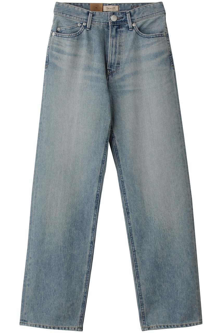 【ヤヌーク/YANUK】のLow Rise Trick Denim ボーイズストレート【LEA】 インテリア・キッズ・メンズ・レディースファッション・服の通販 founy(ファニー) 　ファッション　Fashion　レディースファッション　Fashion for Women　パンツ　Pants & Trousers　デニムパンツ・ジーンズ・美脚デニム　Denim Jeans & Pants　ジャケット　Jacket, Outerwear　デニム　Denim, Jeans Material　トレンド　Trend, Trending Now　パターン　Pattern, Design Print　トリックヴィンテージサックス|ID: prp329100004919552 ipo3291000000036907549
