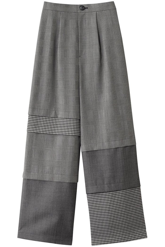 【エンフォルド/ENFOLD】のモノトーンチェック Mix ワイド PT/パンツ インテリア・キッズ・メンズ・レディースファッション・服の通販 founy(ファニー) https://founy.com/ ファッション Fashion レディースファッション Fashion for Women パンツ Pants & Trousers シンプル Simple, Minimal ストレート Straight, Straight Cut チェック Check, Plaid, Tartan ミックス Mix, Mixed Style モノトーン Monotone, Black and White ワイド Wide, Wide Fit |ID: prp329100004919556 ipo3291000000036907658