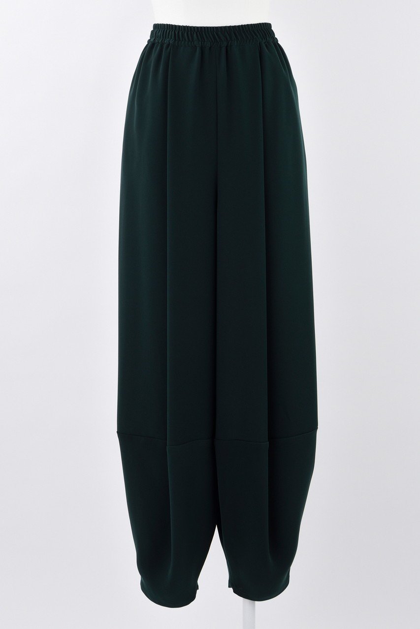 【エンフォルド/ENFOLD】のPEツイル ゴムハーレムPT/パンツ インテリア・キッズ・メンズ・レディースファッション・服の通販 founy(ファニー) 　ファッション　Fashion　レディースファッション　Fashion for Women　パンツ　Pants & Trousers　ツイル　Twist, Twisted Detail　パターン　Pattern, Design Print　ダークグリーン|ID: prp329100004919560 ipo3291000000036907811