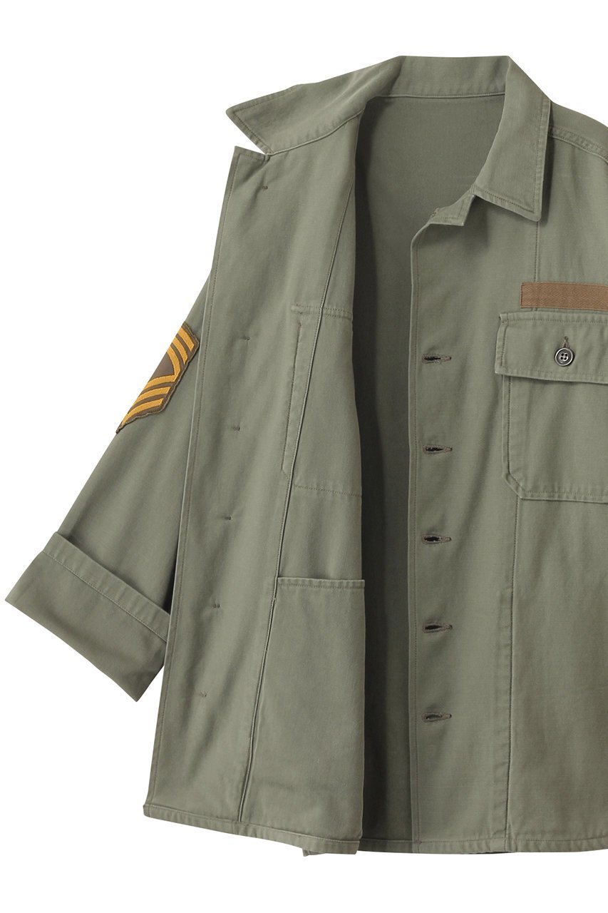 【マディソンブルー/MADISONBLUE】のMILITARY JK LBS ミリタリー ジャケット 人気、トレンドファッション・服の通販 founy(ファニー) ファッション Fashion レディースファッション Fashion for Women アウター Coat / Outerwear Collection レディースジャケット・軽アウター Jackets サテン Satin, Glossy Fabric ジャケット Jacket, Outerwear ポケット Pocket, Pocket Detail ミリタリー Military, Army Style 羽織 Haori, Light Jacket other-7|ID: prp329100004919563 ipo3291000000036907882