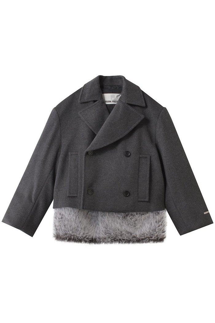 【プランク プロジェクト/PRANK PROJECT】のファーレイヤードピーコート / Fur Layered Peacoat インテリア・キッズ・メンズ・レディースファッション・服の通販 founy(ファニー) https://founy.com/ ファッション Fashion レディースファッション Fashion for Women アウター Coat / Outerwear Collection コート・ロングコート・ピーコート Long Coats, Peacoats & More Pコート Pea Coats ショルダー Shoulder, Shoulder Strap ショート Short, Short Length フェイクファー Faux Fur, Imitation Fur |ID: prp329100004919567 ipo3291000000036907943