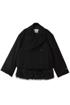 【プランク プロジェクト/PRANK PROJECT】のファーレイヤードピーコート / Fur Layered Peacoat BLK(ブラック)|ID: prp329100004919567 ipo3291000000036907945