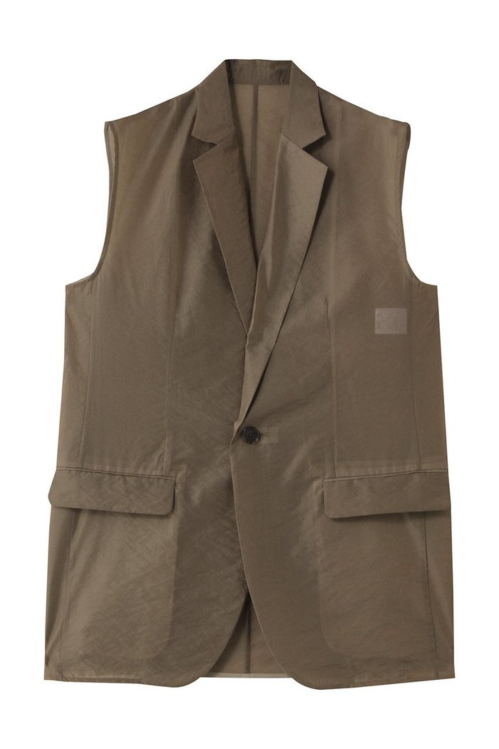 【アンクレイヴ/uncrave】のシアーオーガンジー テーラードジレ インテリア・キッズ・メンズ・レディースファッション・服の通販 founy(ファニー) https://founy.com/ ファッション Fashion レディースファッション Fashion for Women アウター Coat / Outerwear Collection レディースジャケット・軽アウター Jackets エアリー Airy Texture シアー Sheer, See-Through シンプル Simple, Minimal ジャケット Jacket, Outerwear ブライト Bright, Shiny ベスト Vest, Waistcoat エレガント 上品 Elegant |ID: prp329100004919568 ipo3291000000036907964