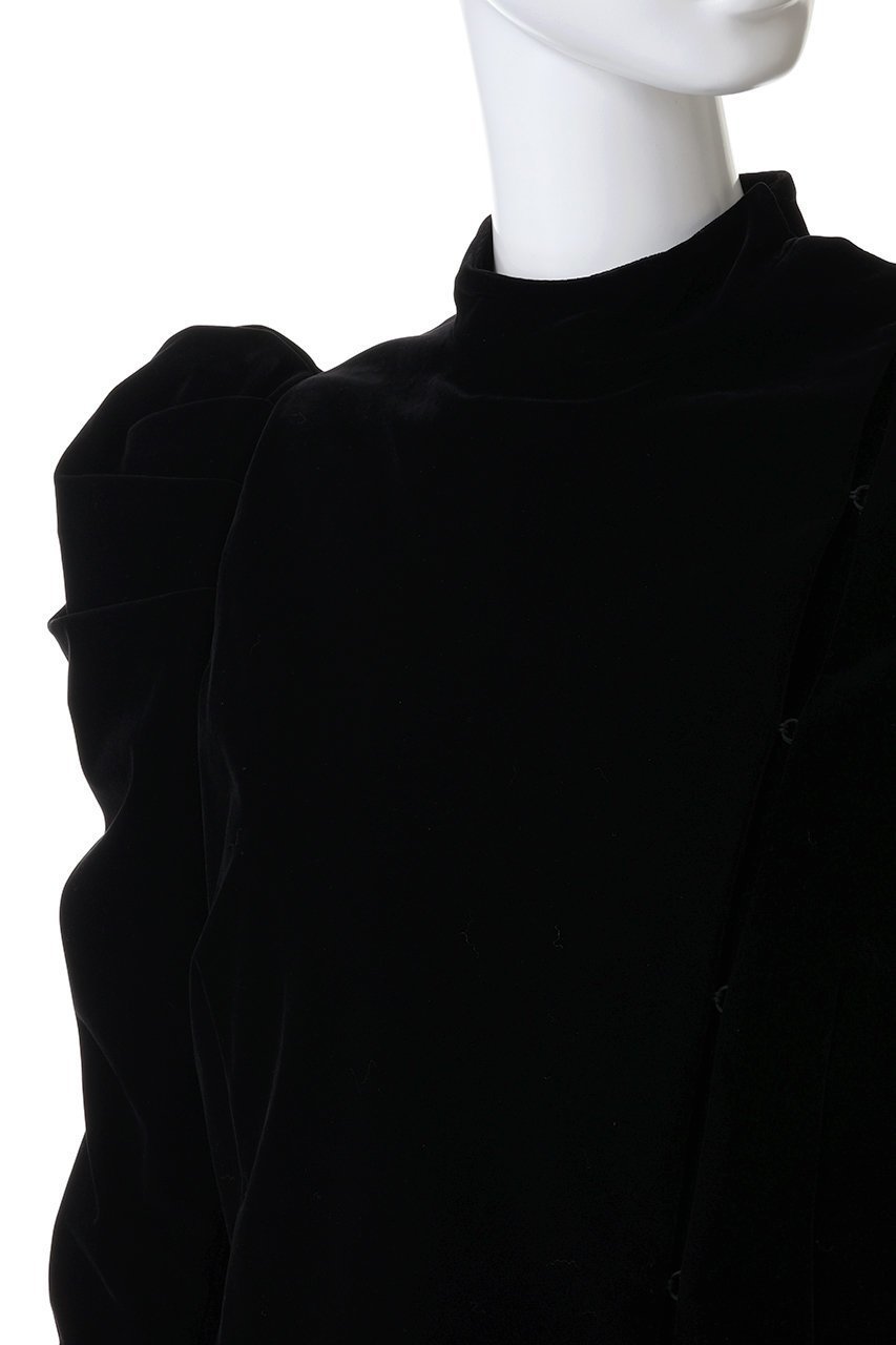 【ハー/HER.】のベロアパワーショルダー 人気、トレンドファッション・服の通販 founy(ファニー) 　ファッション　Fashion　レディースファッション　Fashion for Women　トップス・カットソー　Cut & Sew Tops　シャツ・ブラウス・オフィスカジュアル　Elegant Blouses & Button-Ups　ロングTシャツ・Tシャツ　Longline T-Shirts & Tees　カットソー・ベーシックTシャツ　Cut-and-Sewn Tops / Stretch Tees & Basics　ベロアトップス　Velour Tops / Velvet-Look Items　おすすめ　Recommended / Our Picks　コンパクト　Compact, Small Size　ショルダー　Shoulder, Shoulder Strap　ジャケット　Jacket, Outerwear　スリーブ　Sleeve, Long Sleeve / Short Sleeve　デニム　Denim, Jeans Material　ベロア　Velour, Soft Velvet　ボトム　Bottoms, Lower Wear　ロング　Long, Long-Length　other-5|ID: prp329100004919570 ipo3291000000036908036