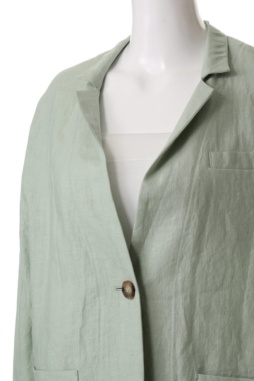 【ナナデコール/nanadecor】のKOカラーリネンジャケット 人気、トレンドファッション・服の通販 founy(ファニー) 　ファッション　Fashion　レディースファッション　Fashion for Women　アウター　Coat / Outerwear Collection　レディースジャケット・軽アウター　Jackets　シンプル　Simple, Minimal　ジャケット　Jacket, Outerwear　リネン　Linen, Linen Fabric　夏　Summer　春　Spring　S/S・春夏　SS, Spring/Summer, Warm Season　other-5|ID: prp329100004919572 ipo3291000000036908064