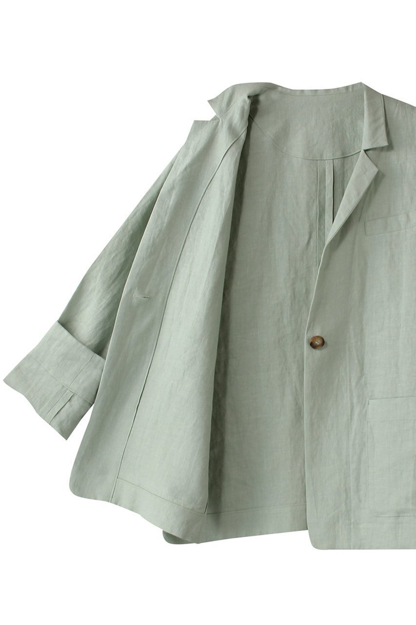 【ナナデコール/nanadecor】のKOカラーリネンジャケット 人気、トレンドファッション・服の通販 founy(ファニー) 　ファッション　Fashion　レディースファッション　Fashion for Women　アウター　Coat / Outerwear Collection　レディースジャケット・軽アウター　Jackets　シンプル　Simple, Minimal　ジャケット　Jacket, Outerwear　リネン　Linen, Linen Fabric　夏　Summer　春　Spring　S/S・春夏　SS, Spring/Summer, Warm Season　other-6|ID: prp329100004919572 ipo3291000000036908065