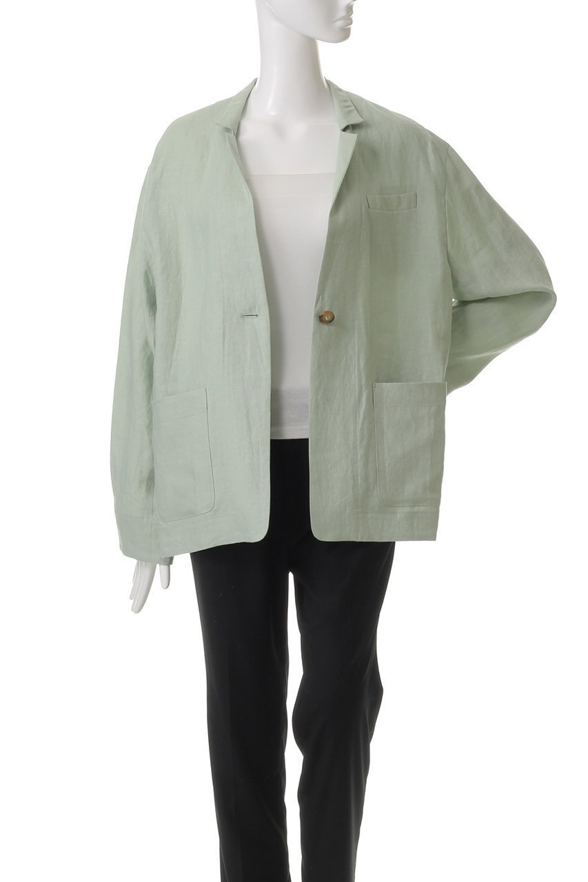 【ナナデコール/nanadecor】のKOカラーリネンジャケット 人気、トレンドファッション・服の通販 founy(ファニー) 　ファッション　Fashion　レディースファッション　Fashion for Women　アウター　Coat / Outerwear Collection　レディースジャケット・軽アウター　Jackets　シンプル　Simple, Minimal　ジャケット　Jacket, Outerwear　リネン　Linen, Linen Fabric　夏　Summer　春　Spring　S/S・春夏　SS, Spring/Summer, Warm Season　other-7|ID: prp329100004919572 ipo3291000000036908066