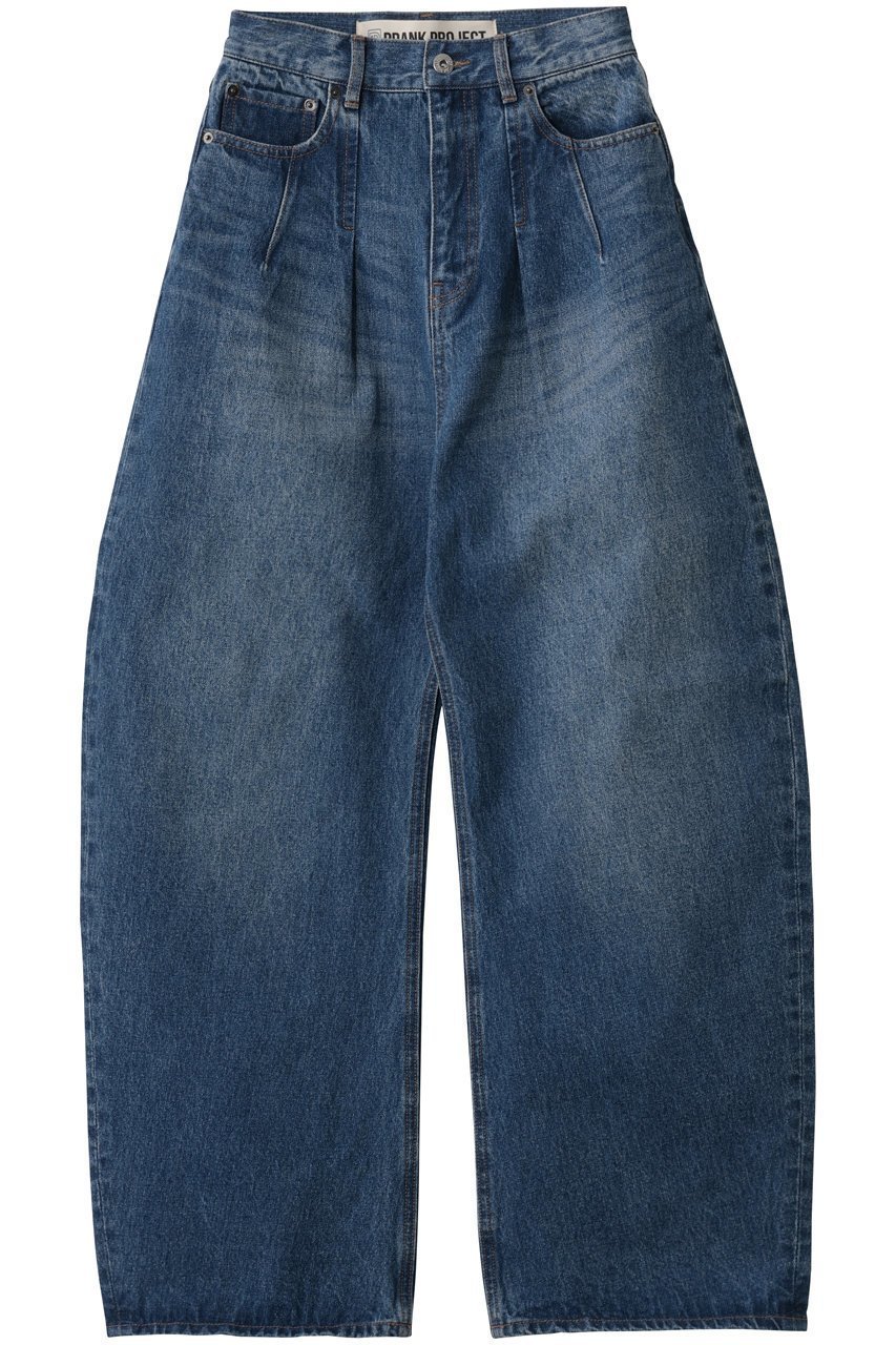 【プランク プロジェクト/PRANK PROJECT】のハイウエストカーブデニム / High-waisted Curved Denim インテリア・キッズ・メンズ・レディースファッション・服の通販 founy(ファニー) 　ファッション　Fashion　レディースファッション　Fashion for Women　パンツ　Pants & Trousers　デニムパンツ・ジーンズ・美脚デニム　Denim Jeans & Pants　インディゴ　Indigo Denim　セットアップ　Set-Up, Coordinated Outfit　デニム　Denim, Jeans Material　バランス　Balance, Style Balance　D.BLU(ダークブルー)|ID: prp329100004919575 ipo3291000000036908104