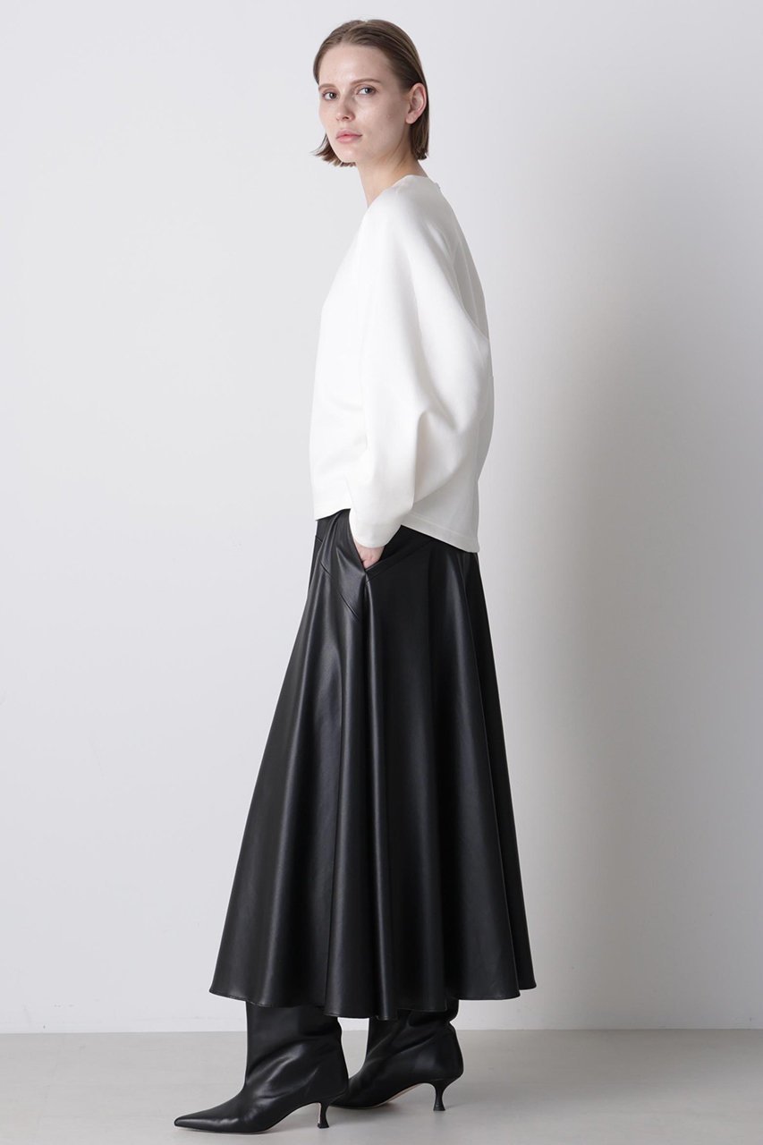 【ヒューエルミュージアム/hueLe Museum】の【hLM】ダンボールジャージー 人気、トレンドファッション・服の通販 founy(ファニー) ファッション Fashion レディースファッション Fashion for Women トップス・カットソー Cut & Sew Tops シャツ・ブラウス・オフィスカジュアル Elegant Blouses & Button-Ups ロングTシャツ・Tシャツ Longline T-Shirts & Tees カットソー・ベーシックTシャツ Cut-and-Sewn Tops / Stretch Tees & Basics スリーブ Sleeve, Long Sleeve / Short Sleeve フォルム Silhouette, Form フロント Front, Front Design ロング Long, Long-Length other-3|ID: prp329100004919578 ipo3291000000036908131