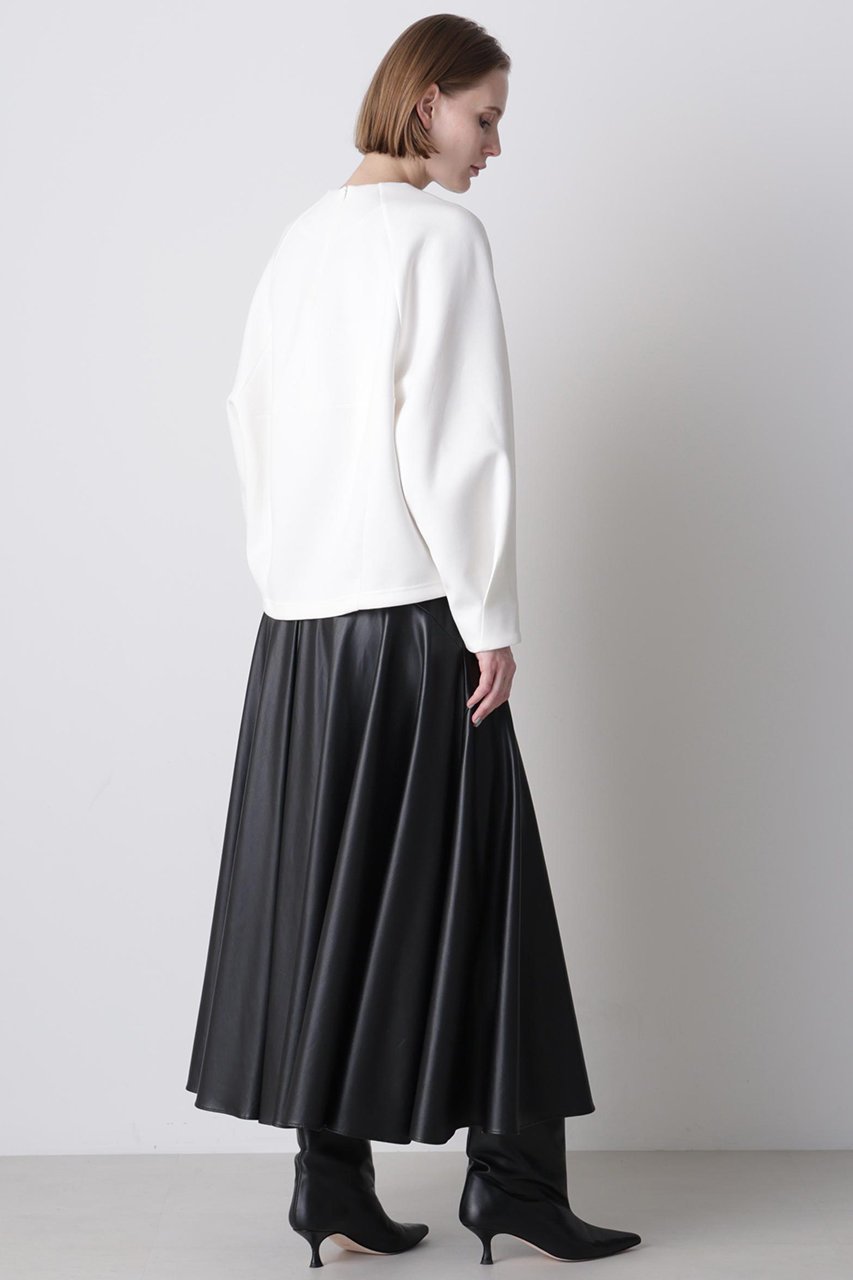 【ヒューエルミュージアム/hueLe Museum】の【hLM】ダンボールジャージー 人気、トレンドファッション・服の通販 founy(ファニー) ファッション Fashion レディースファッション Fashion for Women トップス・カットソー Cut & Sew Tops シャツ・ブラウス・オフィスカジュアル Elegant Blouses & Button-Ups ロングTシャツ・Tシャツ Longline T-Shirts & Tees カットソー・ベーシックTシャツ Cut-and-Sewn Tops / Stretch Tees & Basics スリーブ Sleeve, Long Sleeve / Short Sleeve フォルム Silhouette, Form フロント Front, Front Design ロング Long, Long-Length other-4|ID: prp329100004919578 ipo3291000000036908132