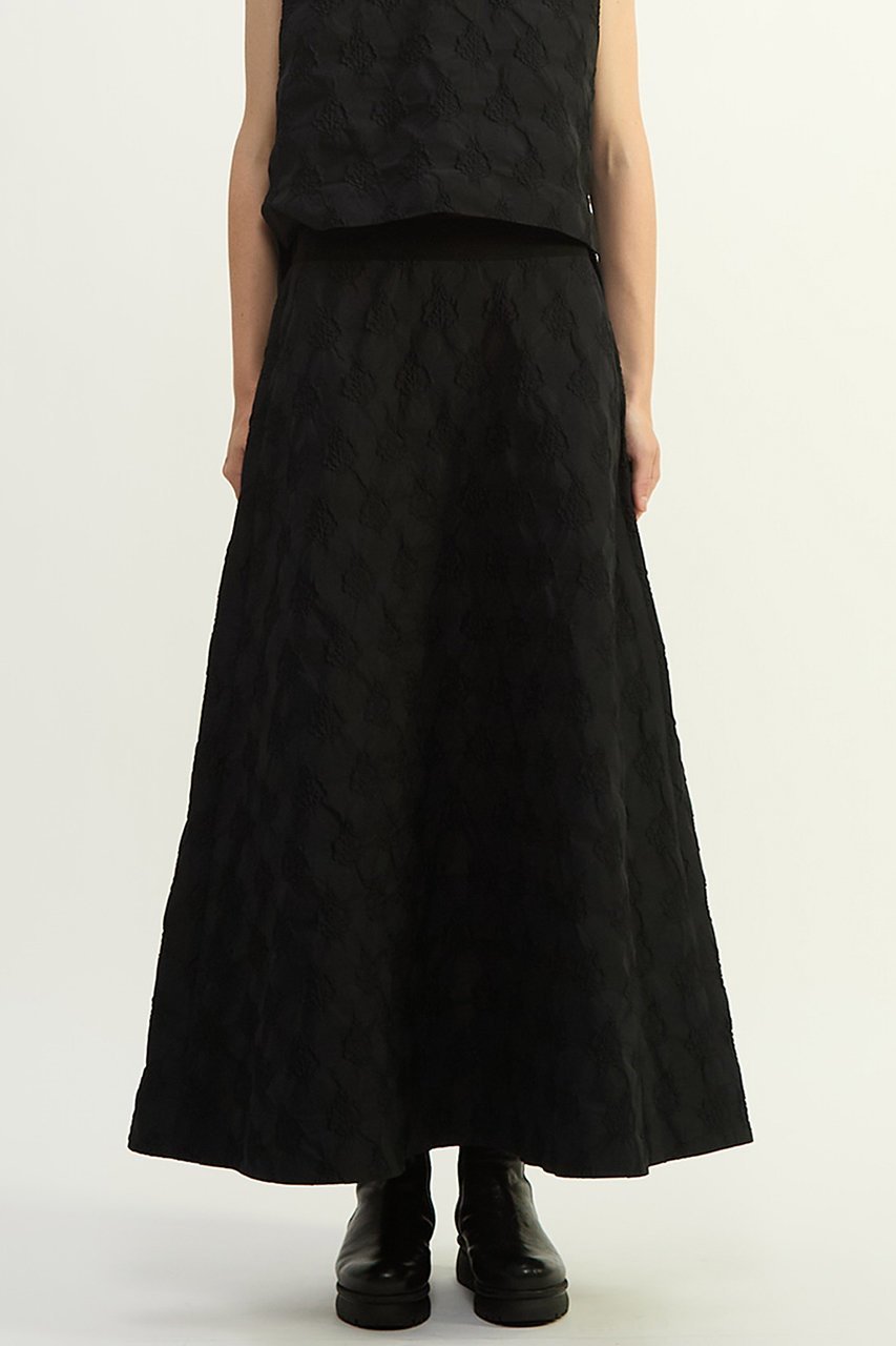 【プレインピープル/PLAIN PEOPLE】のオーナメントJQAラインフレアスカート 人気、トレンドファッション・服の通販 founy(ファニー) ファッション Fashion レディースファッション Fashion for Women スカート Skirts Aライン・フレアスカート A-Line & Flared Skirts ロングスカート Long Skirts / Maxi & Midi Skirts ジャカード/ジャガード Jacquard, Woven Pattern セットアップ Set-Up, Coordinated Outfit セーター Sweater, Knitwear ノースリーブ Sleeveless, No-Sleeve フレア Flare, Flared ミックス Mix, Mixed Style リラックス Relax, Relaxed Fit ロング Long, Long-Length other-1|ID: prp329100004919582 ipo3291000000036908216