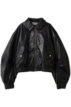 【プランク プロジェクト/PRANK PROJECT】のフライトレザーボンバージャケット / Flight Leather Bomber Jacket BLK(ブラック)|ID: prp329100004919586 ipo3291000000036908251