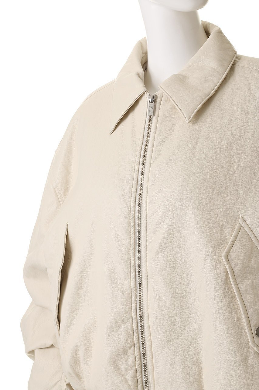 【プランク プロジェクト/PRANK PROJECT】のフライトレザーボンバージャケット / Flight Leather Bomber Jacket 人気、トレンドファッション・服の通販 founy(ファニー) ファッション Fashion レディースファッション Fashion for Women アウター Coat / Outerwear Collection レディースジャケット・軽アウター Jackets ブルゾンジャケット・スポーティアウター Blouson Jackets ショルダー Shoulder, Shoulder Strap ジャケット Jacket, Outerwear フェイクレザー Faux Leather, PU Leather ブルゾン Blouson, Bomber Jacket モダン Modern, Contemporary リアル Real, Realistic 冬 Winter / This Winter other-5|ID: prp329100004919586 ipo3291000000036908256