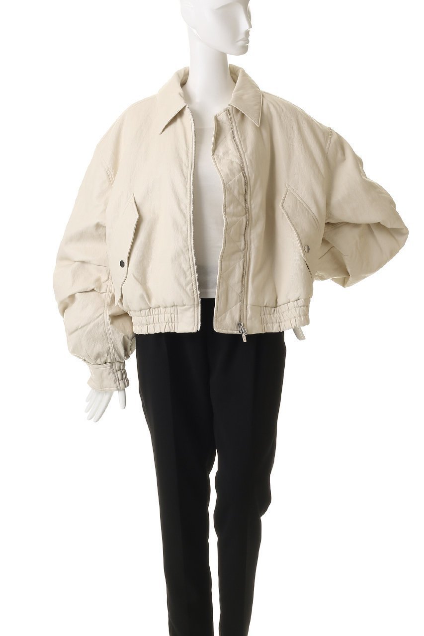 【プランク プロジェクト/PRANK PROJECT】のフライトレザーボンバージャケット / Flight Leather Bomber Jacket 人気、トレンドファッション・服の通販 founy(ファニー) ファッション Fashion レディースファッション Fashion for Women アウター Coat / Outerwear Collection レディースジャケット・軽アウター Jackets ブルゾンジャケット・スポーティアウター Blouson Jackets ショルダー Shoulder, Shoulder Strap ジャケット Jacket, Outerwear フェイクレザー Faux Leather, PU Leather ブルゾン Blouson, Bomber Jacket モダン Modern, Contemporary リアル Real, Realistic 冬 Winter / This Winter other-7|ID: prp329100004919586 ipo3291000000036908258