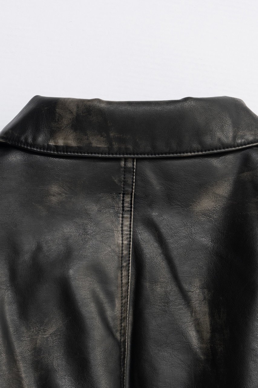 【プランク プロジェクト/PRANK PROJECT】のフライトレザーボンバージャケット / Flight Leather Bomber Jacket 人気、トレンドファッション・服の通販 founy(ファニー) ファッション Fashion レディースファッション Fashion for Women アウター Coat / Outerwear Collection レディースジャケット・軽アウター Jackets ブルゾンジャケット・スポーティアウター Blouson Jackets ショルダー Shoulder, Shoulder Strap ジャケット Jacket, Outerwear フェイクレザー Faux Leather, PU Leather ブルゾン Blouson, Bomber Jacket モダン Modern, Contemporary リアル Real, Realistic 冬 Winter / This Winter other-8|ID: prp329100004919586 ipo3291000000036908259