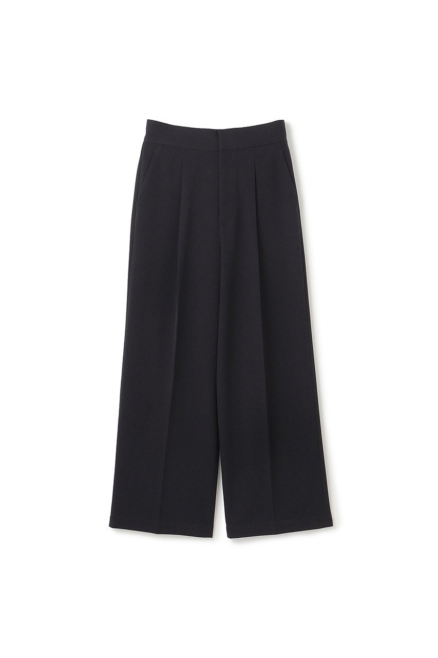 【アンクレイヴ/uncrave】のウォッシャブルウールライクツイル ワイドパンツ インテリア・キッズ・メンズ・レディースファッション・服の通販 founy(ファニー) 　ファッション　Fashion　レディースファッション　Fashion for Women　パンツ　Pants & Trousers　おすすめ　Recommended / Our Picks　シャンブレー　Chambray, Denim-Like Fabric　ジャケット　Jacket, Outerwear　ストレート　Straight, Straight Cut　セットアップ　Set-Up, Coordinated Outfit　センター　Center, Center Line　ツイル　Twist, Twisted Detail　レギュラー　Regular, Standard Fit　ワイド　Wide, Wide Fit　ダークネイビー|ID: prp329100004919596 ipo3291000000036908415