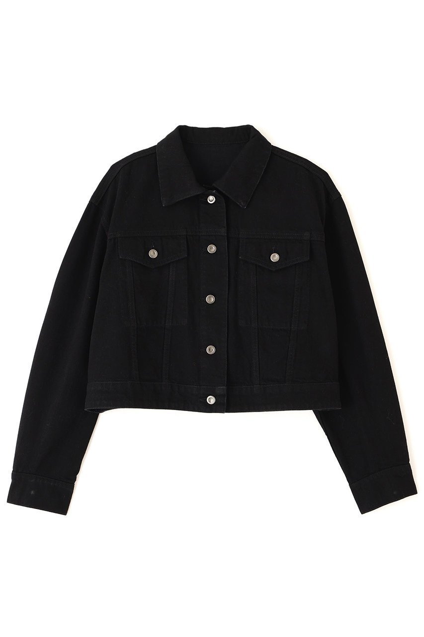 【アドーア/ADORE】のデニムジャケット インテリア・キッズ・メンズ・レディースファッション・服の通販 founy(ファニー) 　ファッション　Fashion　レディースファッション　Fashion for Women　アウター　Coat / Outerwear Collection　レディースジャケット・軽アウター　Jackets　デニムジャケット / カジュアルアウター　Denim Jackets　コンパクト　Compact, Small Size　ショート　Short, Short Length　ジャケット　Jacket, Outerwear　デニム　Denim, Jeans Material　バランス　Balance, Style Balance　フォルム　Silhouette, Form　定番　Standard, Basic Item　ブラック|ID: prp329100004919601 ipo3291000000036908536