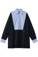【ステラ マッカートニー/STELLA McCARTNEY】のオーバーサイズポロシャツ 人気、トレンドファッション・服の通販 founy(ファニー) ファッション Fashion レディースファッション Fashion for Women トップス・カットソー Cut & Sew Tops シャツ・ブラウス・オフィスカジュアル Elegant Blouses & Button-Ups ポロシャツ・きれいめカジュアル Smart-Casual Polo Tops カフス Cuff Design スタンダード Standard, Basic スリーブ Sleeve, Long Sleeve / Short Sleeve フロント Front, Front Design ポロシャツ Polo Shirt, Collared Tee モダン Modern, Contemporary ロング Long, Long-Length |ID:prp329100004919604