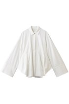 【エンフォルド/ENFOLD】のLUFFA FORM SHIRT 人気、トレンドファッション・服の通販 founy(ファニー) ファッション Fashion レディースファッション Fashion for Women トップス・カットソー Cut & Sew Tops シャツ・ブラウス・オフィスカジュアル Elegant Blouses & Button-Ups コンパクト Compact, Small Size シェイプ Shape, Slim Fit スリーブ Sleeve, Long Sleeve / Short Sleeve バランス Balance, Style Balance バルーン Balloon, Balloon Silhouette フレア Flare, Flared ベスト Vest, Waistcoat ロング Long, Long-Length thumbnail ホワイト|ID: prp329100004919610 ipo3291000000036908674