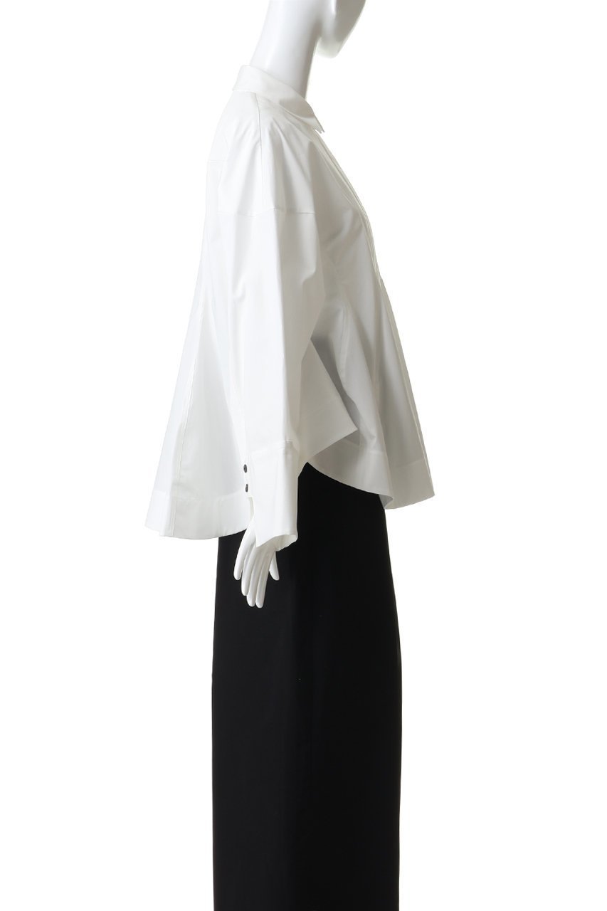 【エンフォルド/ENFOLD】のLUFFA FORM SHIRT 人気、トレンドファッション・服の通販 founy(ファニー) 　ファッション　Fashion　レディースファッション　Fashion for Women　トップス・カットソー　Cut & Sew Tops　シャツ・ブラウス・オフィスカジュアル　Elegant Blouses & Button-Ups　コンパクト　Compact, Small Size　シェイプ　Shape, Slim Fit　スリーブ　Sleeve, Long Sleeve / Short Sleeve　バランス　Balance, Style Balance　バルーン　Balloon, Balloon Silhouette　フレア　Flare, Flared　ベスト　Vest, Waistcoat　ロング　Long, Long-Length　other-3|ID: prp329100004919610 ipo3291000000036908676