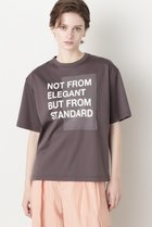 【ヒューエルミュージアム/hueLe Museum】の【STUMBLY】Printed T-shirts 人気、トレンドファッション・服の通販 founy(ファニー) ファッション Fashion レディースファッション Fashion for Women トップス・カットソー Cut & Sew Tops シャツ・ブラウス・オフィスカジュアル Elegant Blouses & Button-Ups ロングTシャツ・Tシャツ Longline T-Shirts & Tees カットソー・ベーシックTシャツ Cut-and-Sewn Tops / Stretch Tees & Basics ショート Short, Short Length スリーブ Sleeve, Long Sleeve / Short Sleeve チュール Tulip, Tulip Motif プリント Print, Printed Pattern thumbnail グレー|ID: prp329100004919620 ipo3291000000036908859