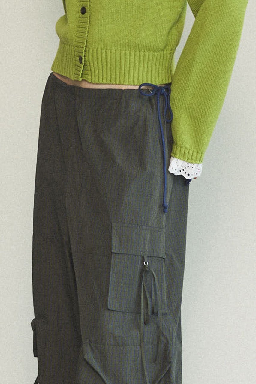 【メゾンスペシャル/MAISON SPECIAL】のRibbon Design Cargo Pants/リボンカーゴパンツ 人気、トレンドファッション・服の通販 founy(ファニー) 　ファッション　Fashion　レディースファッション　Fashion for Women　パンツ　Pants & Trousers　カーゴパンツ　Cargo Pants, Utility Pants　ストライプ　Stripe, Striped Pattern　セットアップ　Set-Up, Coordinated Outfit　タフタ　Taffeta, Structured Fabric　チェック　Check, Plaid, Tartan　ポケット　Pocket, Pocket Detail　リボン　Ribbon, Bow　other-8|ID: prp329100004919621 ipo3291000000036908894