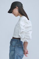 【カオス/Chaos】の【Dhruv Kapoor】ルーシュドスリーブブラウス 人気、トレンドファッション・服の通販 founy(ファニー) ファッション Fashion レディースファッション Fashion for Women トップス・カットソー Cut & Sew Tops シャツ・ブラウス・オフィスカジュアル Elegant Blouses & Button-Ups イタリア Italy インド Indian Textile コレクション Collection, Seasonal Line ショート Short, Short Length スリーブ Sleeve, Long Sleeve / Short Sleeve フェミニン Feminine, Girly 別注 Limited Edition, Custom Order ミックス Mix, Mixed Style ミラノ Milano Style, Italian-Inspired 再入荷 Restock / Back in Stock |ID:prp329100004919627