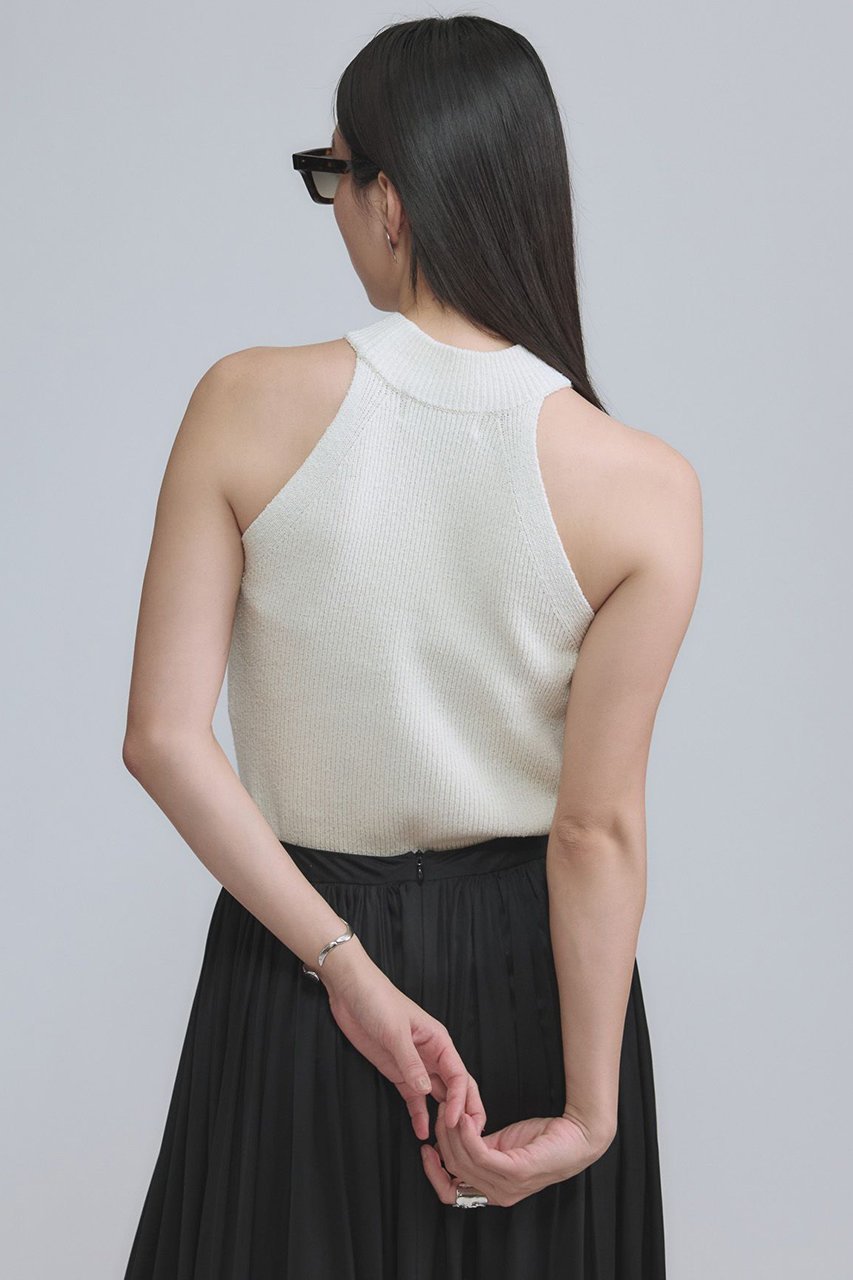 【カオス/Chaos】のロウシルクホルタータートル 人気、トレンドファッション・服の通販 founy(ファニー) 　ファッション　Fashion　レディースファッション　Fashion for Women　トップス・カットソー　Cut & Sew Tops　ニット　Knit Tops & Sweaters　カジュアルプルオーバー・ニットトップス　Pullovers & Knit Tops / Casual Pullovers　おすすめ　Recommended / Our Picks　カーディガン　Cardigan, Knitwear　コンパクト　Compact, Small Size　シルク　Silk, 100% Silk　タンク　Tank Top, Sleeveless Top　ネップ　Nepp, Slub Yarn　再入荷　Restock / Back in Stock　other-8|ID: prp329100004919628 ipo3291000000036909059