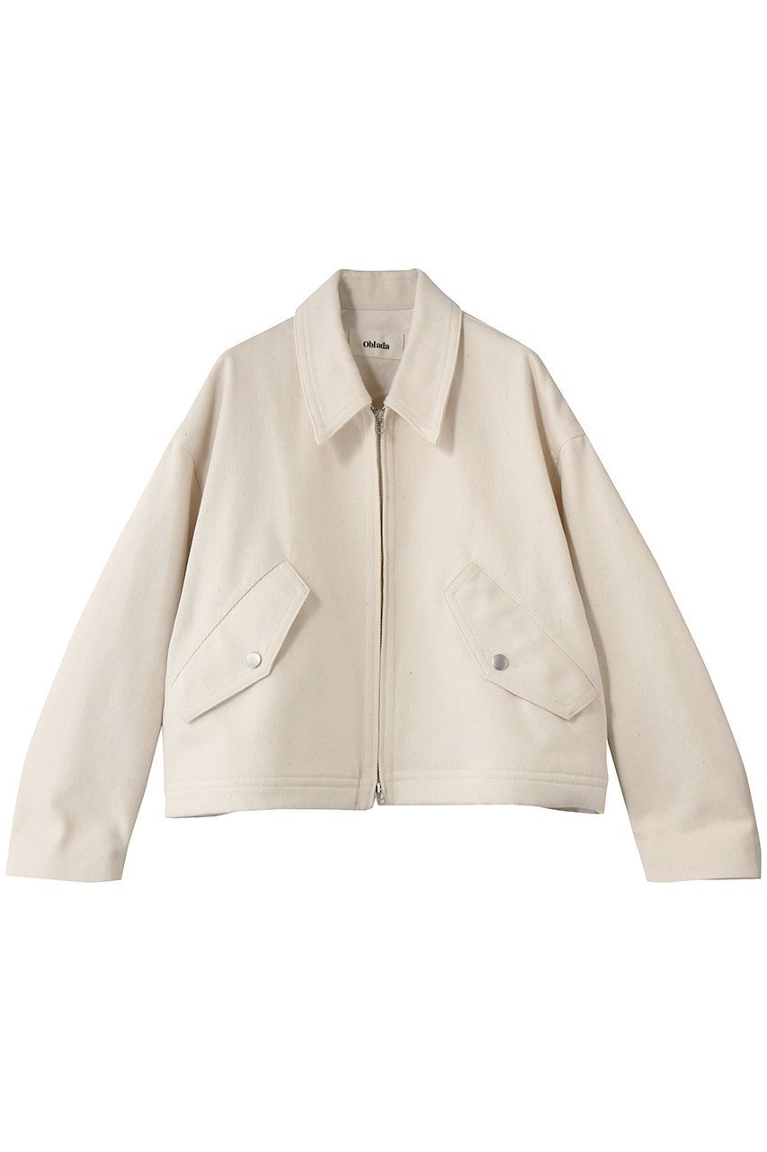 【オブラダ/Oblada】のBRITISH TWILL オックスフォードブルゾン インテリア・キッズ・メンズ・レディースファッション・服の通販 founy(ファニー) ファッション Fashion レディースファッション Fashion for Women アウター Coat / Outerwear Collection レディースジャケット・軽アウター Jackets ブルゾンジャケット・スポーティアウター Blouson Jackets クラシック Classic, Timeless Style ジャケット Jacket, Outerwear デニム Denim, Jeans Material フォルム Silhouette, Form ブルゾン Blouson, Bomber Jacket ポケット Pocket, Pocket Detail モダン Modern, Contemporary アイボリー|ID: prp329100004919639 ipo3291000000036909220