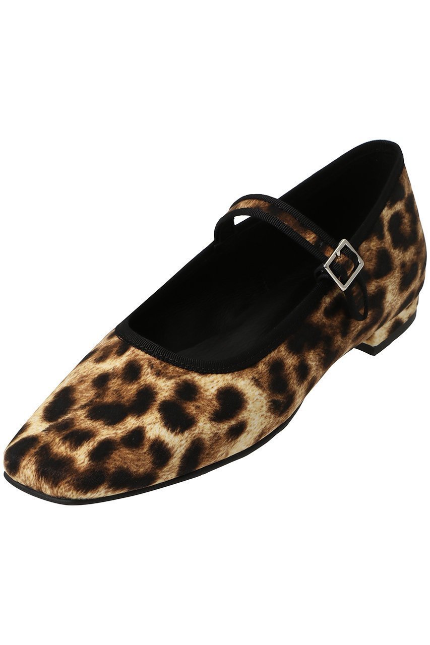 【オブラダ/Oblada】のOBLADA メリージェーン(LEOPARD) 人気、トレンドファッション・服の通販 founy(ファニー) 　ファッション　Fashion　レディースファッション　Fashion for Women　シューズ　Shoes, Footwear　スクエア　Square, Square Shape　ソックス　Socks, Hosiery　バレエ　Ballet, Ballet Style　フォルム　Silhouette, Form　フラット　Flat, Flat Shoes　ラップ　Wrap, Wrap Design　レオパード　Leopard, Animal Print　other-4|ID: prp329100004919642 ipo3291000000036909261