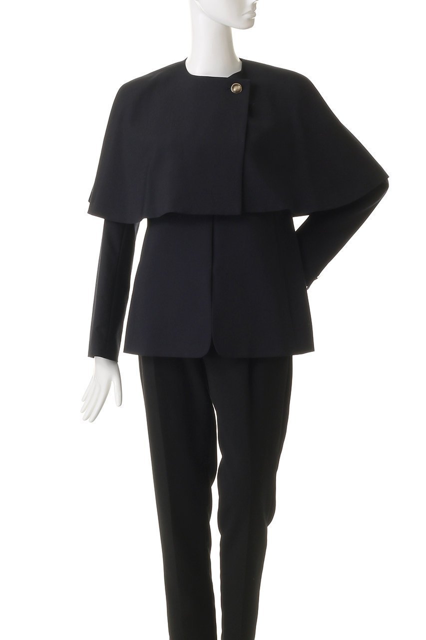 【デザイン ワークス/DESIGN WORKS】の【セットアップ対応】2WAYモヘアポプリンケープ付きジャケット 人気、トレンドファッション・服の通販 founy(ファニー) 　ファッション　Fashion　レディースファッション　Fashion for Women　アウター　Coat / Outerwear Collection　レディースジャケット・軽アウター　Jackets　シンプル　Simple, Minimal　ジャケット　Jacket, Outerwear　セットアップ　Set-Up, Coordinated Outfit　フィット　Fit, Slim Fit　ボトム　Bottoms, Lower Wear　メタル　Metal, Metal Parts　リュクス　Luxury, Elegant, High-End, Chic　新作・新入荷　New Arrivals / New In　other-2|ID: prp329100004919643 ipo3291000000036909286