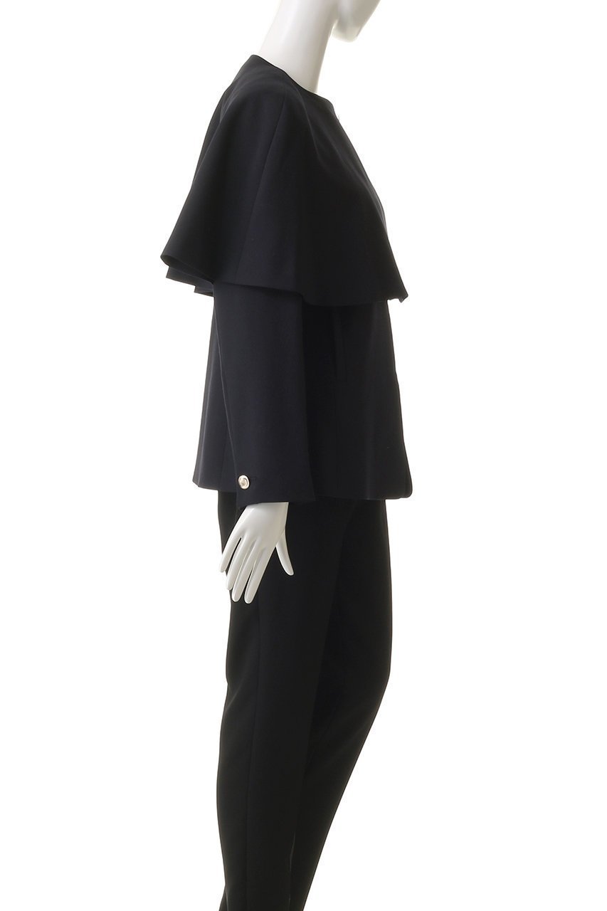 【デザイン ワークス/DESIGN WORKS】の【セットアップ対応】2WAYモヘアポプリンケープ付きジャケット 人気、トレンドファッション・服の通販 founy(ファニー) 　ファッション　Fashion　レディースファッション　Fashion for Women　アウター　Coat / Outerwear Collection　レディースジャケット・軽アウター　Jackets　シンプル　Simple, Minimal　ジャケット　Jacket, Outerwear　セットアップ　Set-Up, Coordinated Outfit　フィット　Fit, Slim Fit　ボトム　Bottoms, Lower Wear　メタル　Metal, Metal Parts　リュクス　Luxury, Elegant, High-End, Chic　新作・新入荷　New Arrivals / New In　other-3|ID: prp329100004919643 ipo3291000000036909287