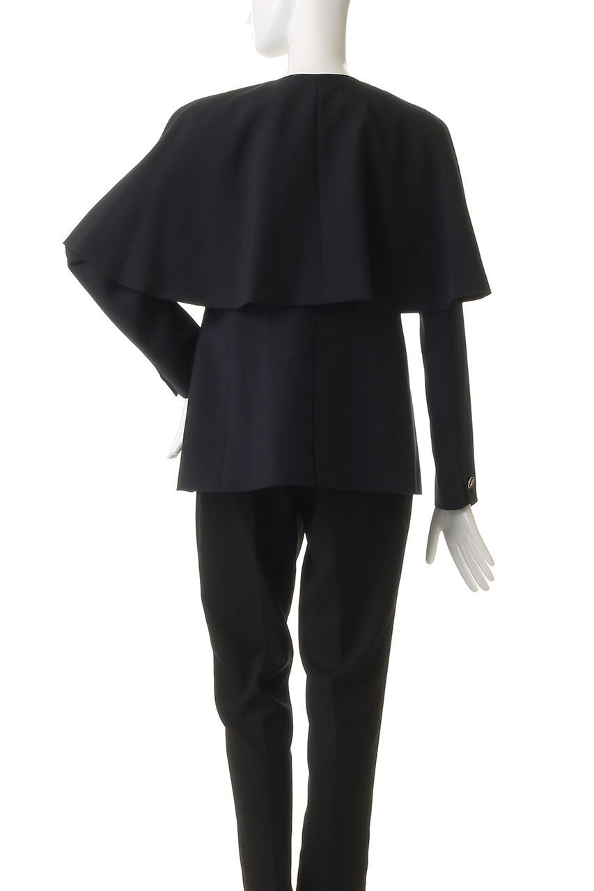 【デザイン ワークス/DESIGN WORKS】の【セットアップ対応】2WAYモヘアポプリンケープ付きジャケット 人気、トレンドファッション・服の通販 founy(ファニー) 　ファッション　Fashion　レディースファッション　Fashion for Women　アウター　Coat / Outerwear Collection　レディースジャケット・軽アウター　Jackets　シンプル　Simple, Minimal　ジャケット　Jacket, Outerwear　セットアップ　Set-Up, Coordinated Outfit　フィット　Fit, Slim Fit　ボトム　Bottoms, Lower Wear　メタル　Metal, Metal Parts　リュクス　Luxury, Elegant, High-End, Chic　新作・新入荷　New Arrivals / New In　other-4|ID: prp329100004919643 ipo3291000000036909288