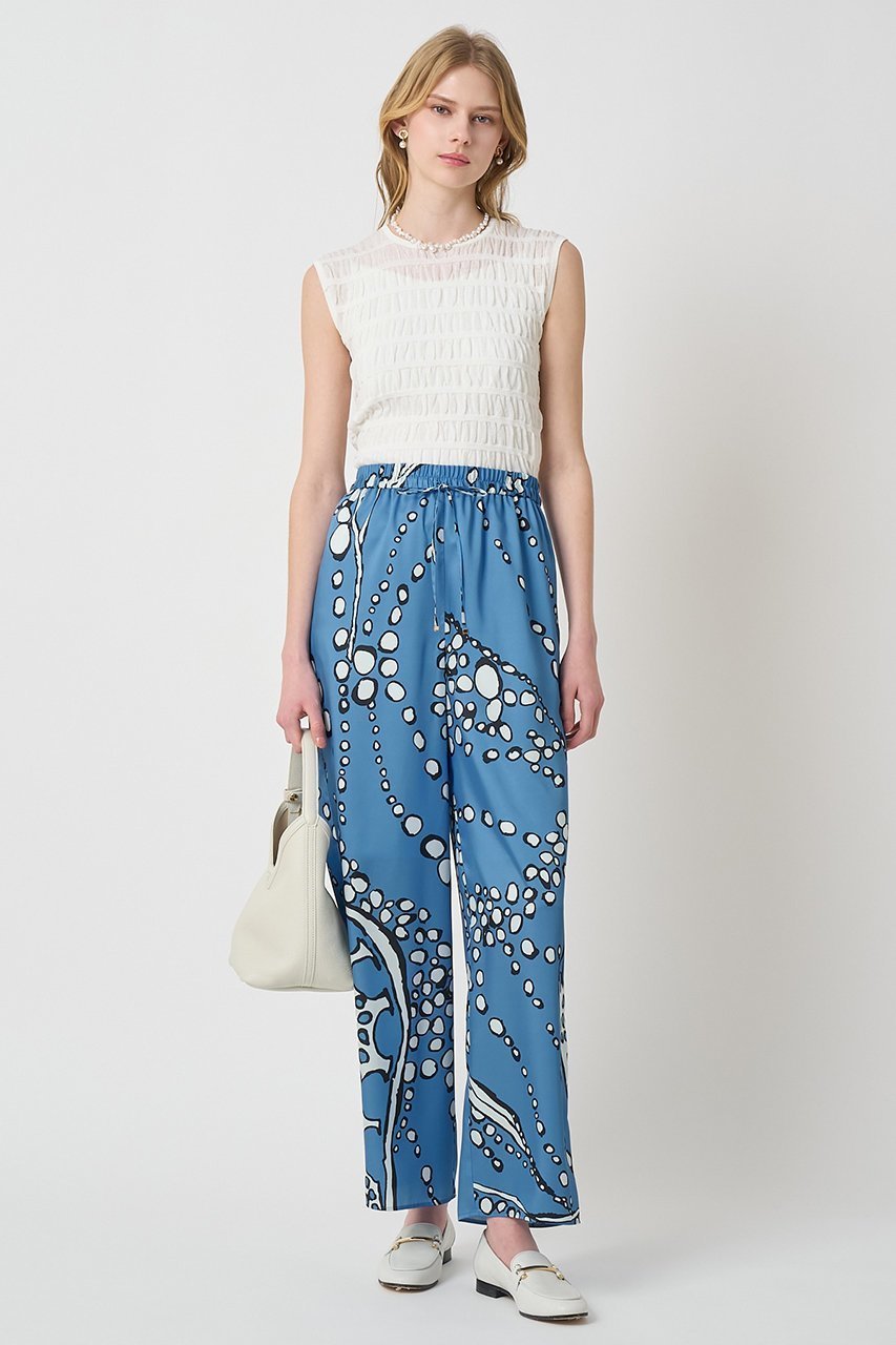 【アナイ/ANAYI】の【セットアップ対象商品】パールドットプリントゴムウエストパンツ 人気、トレンドファッション・服の通販 founy(ファニー) ファッション Fashion レディースファッション Fashion for Women セットアップ Matching Sets レディースパンツ・ボトムス Pants & Trousers / Bottoms パンツ Pants & Trousers イタリア Italy セットアップ Set-Up, Coordinated Outfit パール Pearl, Pearl Accent リラックス Relax, Relaxed Fit ワイド Wide, Wide Fit エレガント 上品 Elegant other-4|ID: prp329100004919647 ipo3291000000036909347