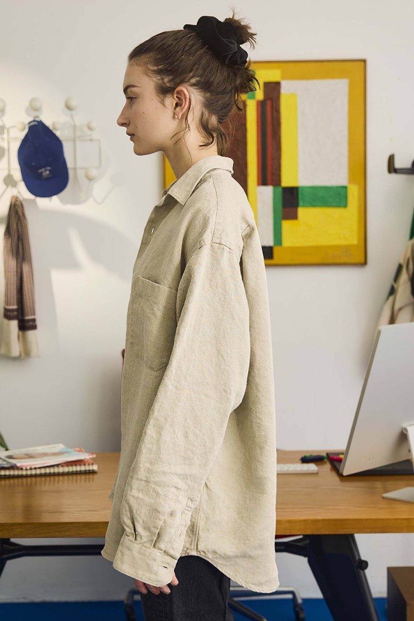 【オブラダ/Oblada】のリネンオーセンティックシャツ 人気、トレンドファッション・服の通販 founy(ファニー) ファッション Fashion レディースファッション Fashion for Women トップス・カットソー Cut & Sew Tops シャツ・ブラウス・オフィスカジュアル Elegant Blouses & Button-Ups スリーブ Sleeve, Long Sleeve / Short Sleeve リネン Linen, Linen Fabric ロング Long, Long-Length 定番 Standard, Basic Item other-7|ID: prp329100004919655 ipo3291000000036909476