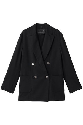 【ルームエイト/Room no.8】 【Room no.8 BLACK】SHEER TORO 4ボタン ブレスト ジャケット人気、トレンドファッション・服の通販 founy(ファニー) ファッション Fashion レディースファッション Fashion for Women アウター Coat / Outerwear Collection レディースジャケット・軽アウター Jackets シアー Sheer, See-Through ジャケット Jacket, Outerwear ダブル Double, Double-Breasted マニッシュ Mannish, Boyish |ID:prp329100004919657